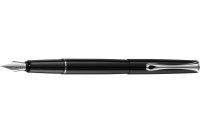 Перьевая ручка Diplomat Esteem Black Lacquer перо F