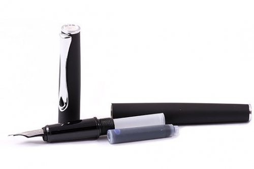 Перьевая ручка Diplomat Esteem Black Matt перо F