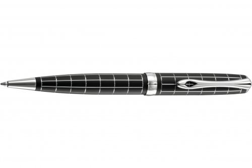 Шариковая ручка Diplomat Excellence A Plus Rhomb Guilloche Lapis Black