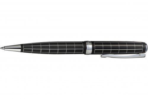 Шариковая ручка Diplomat Excellence A Plus Rhomb Guilloche Lapis Black