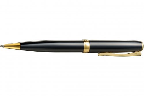Шариковая ручка Diplomat Excellence A2 Black Lacquer Gold