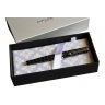 Перьевая ручка Diplomat Excellence A Plus Rhomb Guilloche Lapis Black перо M золото 14K