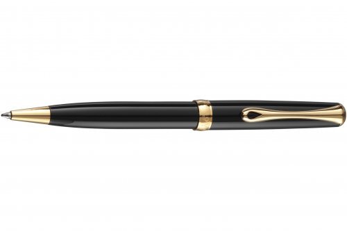 Шариковая ручка Diplomat Excellence A Black Lacquer Gold