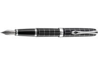 Перьевая ручка Diplomat Excellence A Plus Rhomb Guilloche Lapis Black перо F