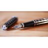 Перьевая ручка Diplomat Excellence A Plus Rhomb Guilloche Lapis Black перо F