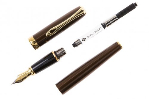 Перьевая ручка Diplomat Excellence A2 Marrakesh Gold перо F золото 14K