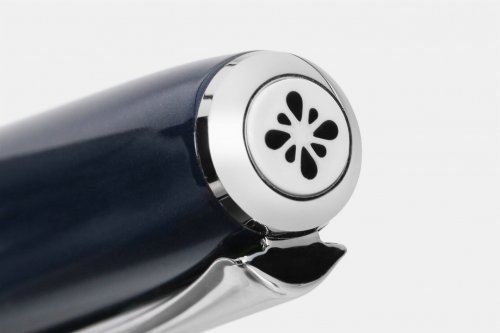 Перьевая ручка Diplomat Excellence A2 Midnight Blue Chrome перо M золото 14K