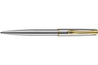Шариковая ручка Diplomat Traveller Stainless Steel Gold