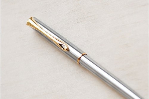 Шариковая ручка Diplomat Traveller Stainless Steel Gold