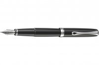 Перьевая ручка Diplomat Excellence A2 Black Lacquer перо F