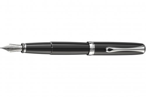 Перьевая ручка Diplomat Excellence A2 Black Lacquer перо F