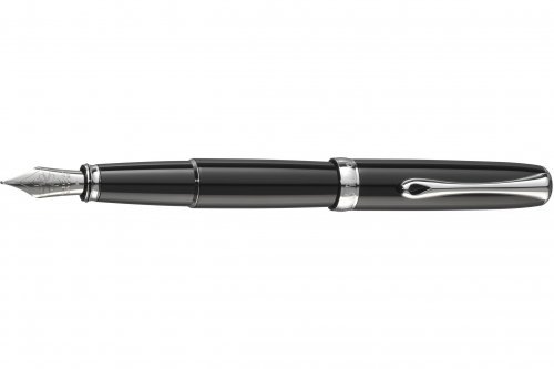 Перьевая ручка Diplomat Excellence A2 Black Lacquer перо F