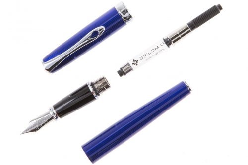 Перьевая ручка Diplomat Excellence A2 Skyline Blue перо F
