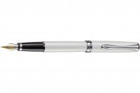 Перьевая ручка Diplomat Excellence A2 Pearl White перо F золото 14K