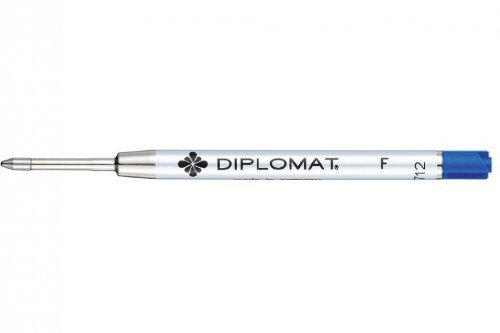 Стержень для шариковой ручки Diplomat cиний F (тонкий)