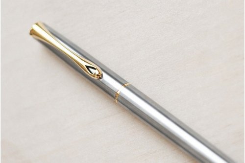 Перьевая ручка Diplomat Traveller Stainless Steel Gold перо F