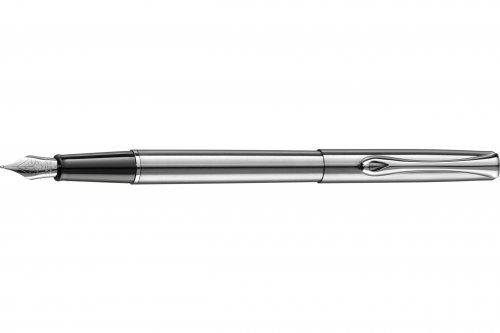 Перьевая ручка Diplomat Traveller Stainless Steel перо F