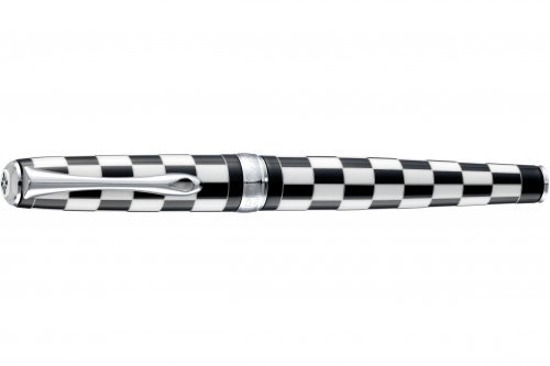 Перьевая ручка Diplomat Excellence A Plus Rome Black White перо M золото 14K