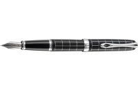 Перьевая ручка Diplomat Excellence A Plus Rhomb Guilloche Lapis Black перо F