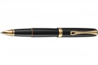 Ручка-роллер Diplomat Excellence A2 Black Lacquer Gold
