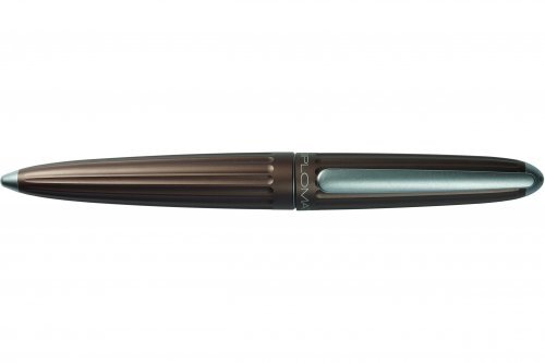 Перьевая ручка Diplomat Aero Brown Metallic перо F золото 14K