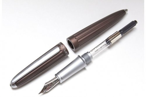Перьевая ручка Diplomat Aero Brown Metallic перо F